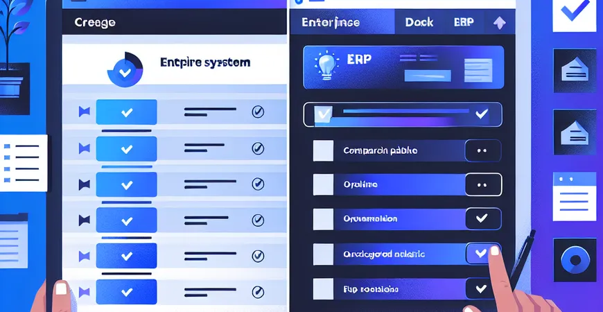  老系统切换新ERP：新旧操作对比表（附切换 Checklist）  